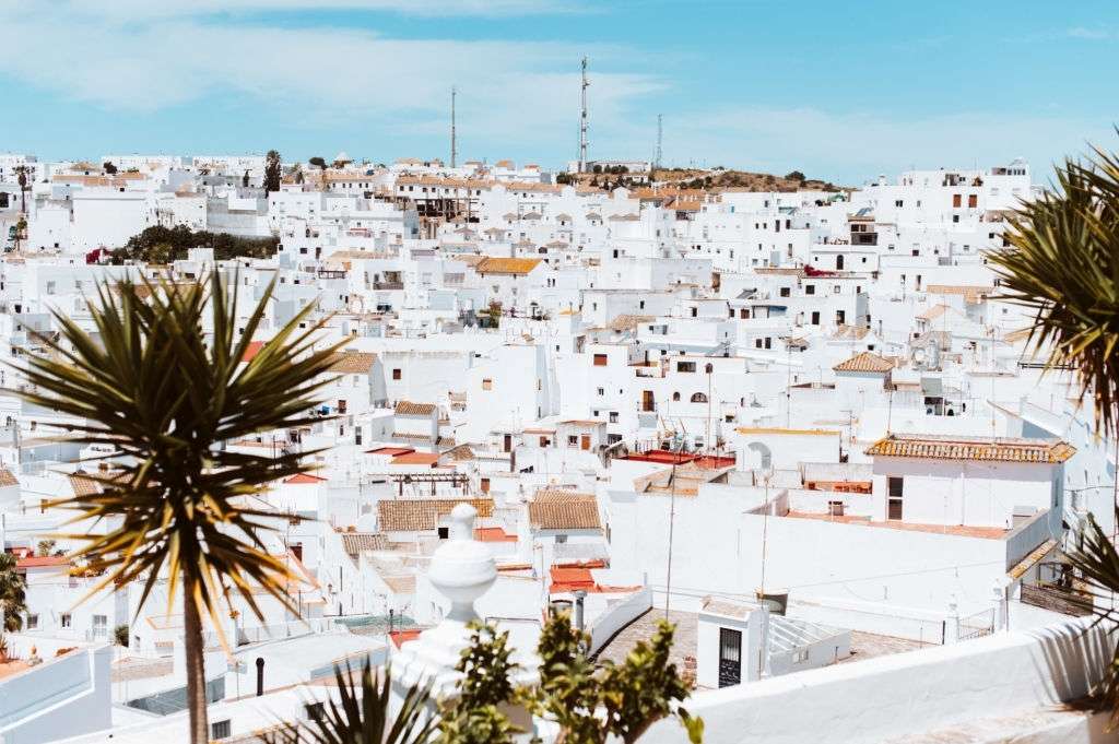 The white villages in southern Spain.