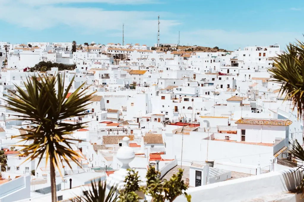 The white villages in southern Spain.