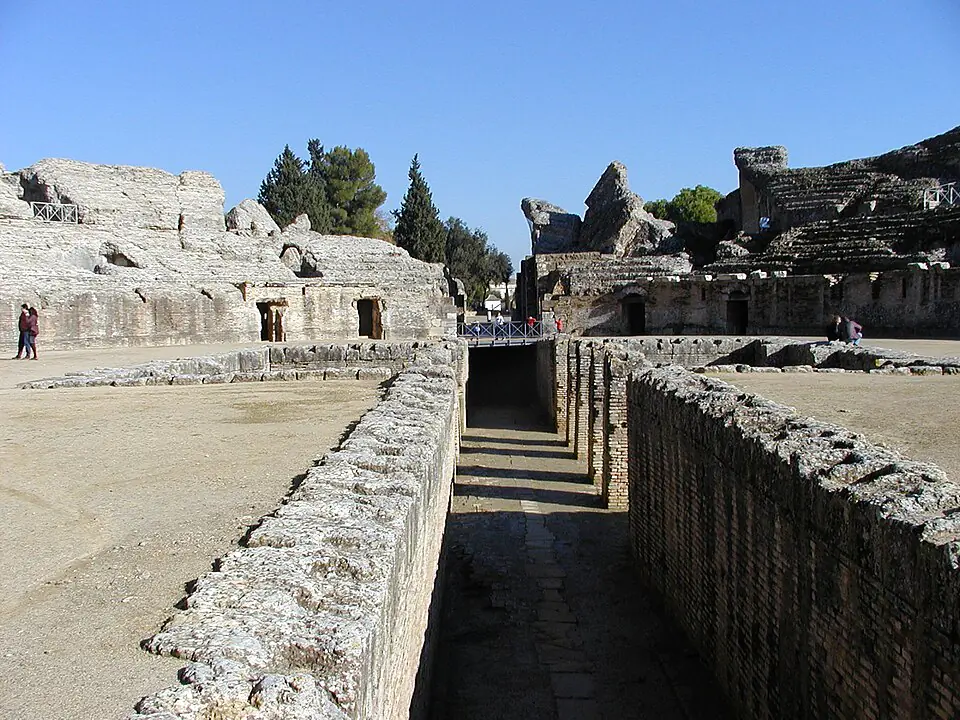 The Roman amphitheatre at Itálica